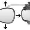 ALUFOR 3000 Caravanspiegel, plan Glas, Arm kurz – Bild 5