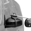 ALUFOR 3000 Caravanspiegel, plan Glas, Arm kurz – Bild 8