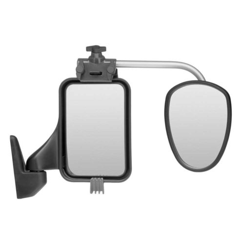 ALUFOR 3000 towing mirrors, flat glass, short arm