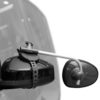Alufor, convex glass, short arm