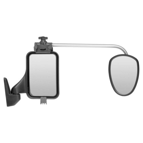 Alufor 3002 towing mirrors, flat glass, long arm