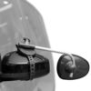 Luxmax, Bol glas, lange arm, RVS